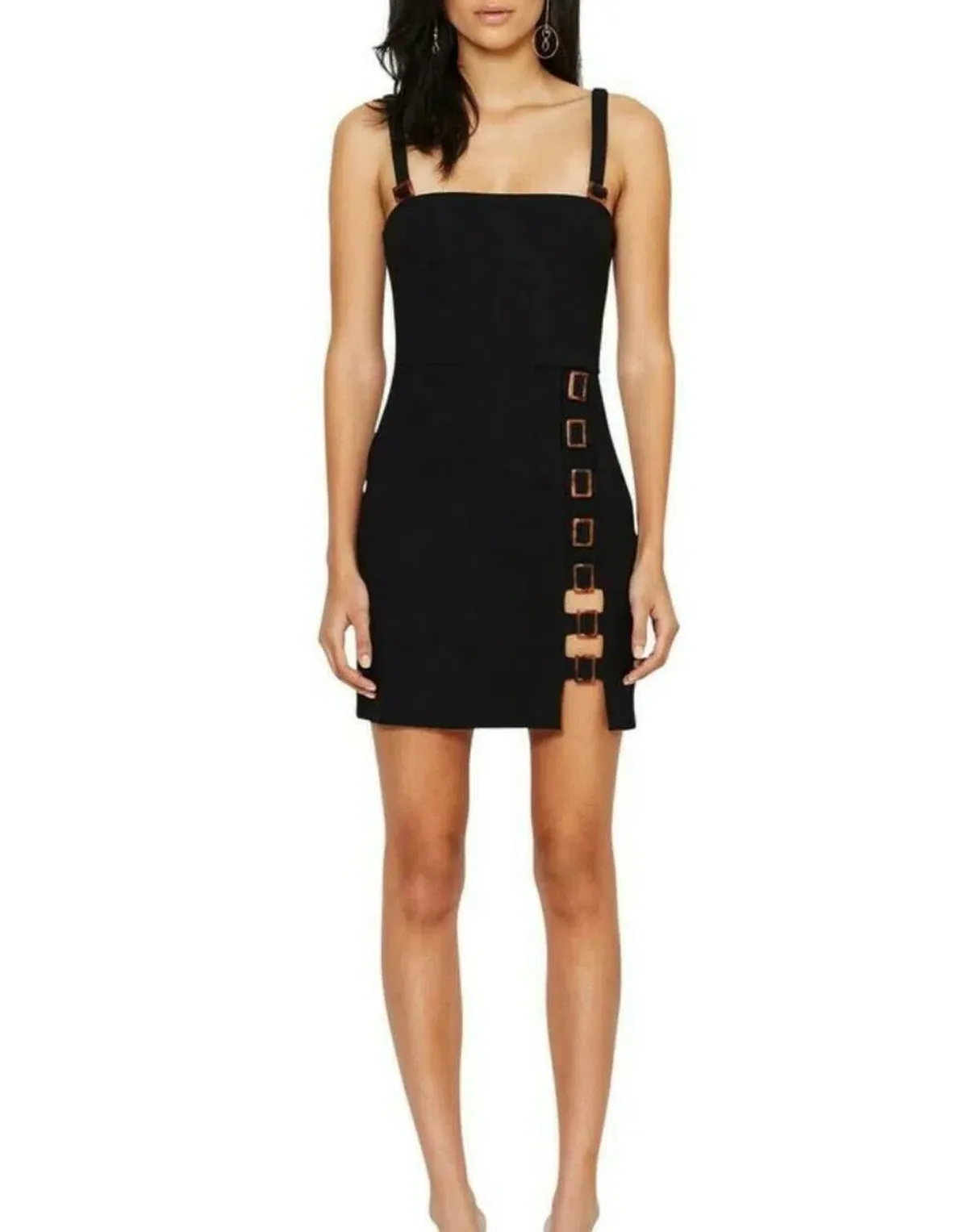 Bec & Bridge Natures Element Mini Dress Black Size 10 for rent on The Volte - main image