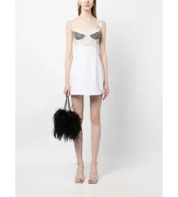 Rachel Gilbert Hartley Mini Dress Ivory Size 3/AU12 for rent on The Volte - image 2