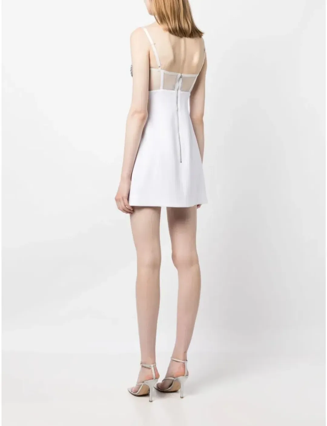 Rachel Gilbert Hartley Mini Dress Ivory Size 3/AU12 for rent on The Volte - main image