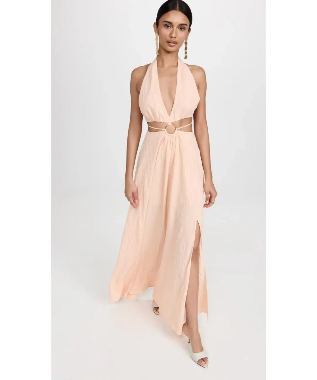 Significant Other Ava Maxi Dress Peach Size AU 10 for rent on The Volte - main image