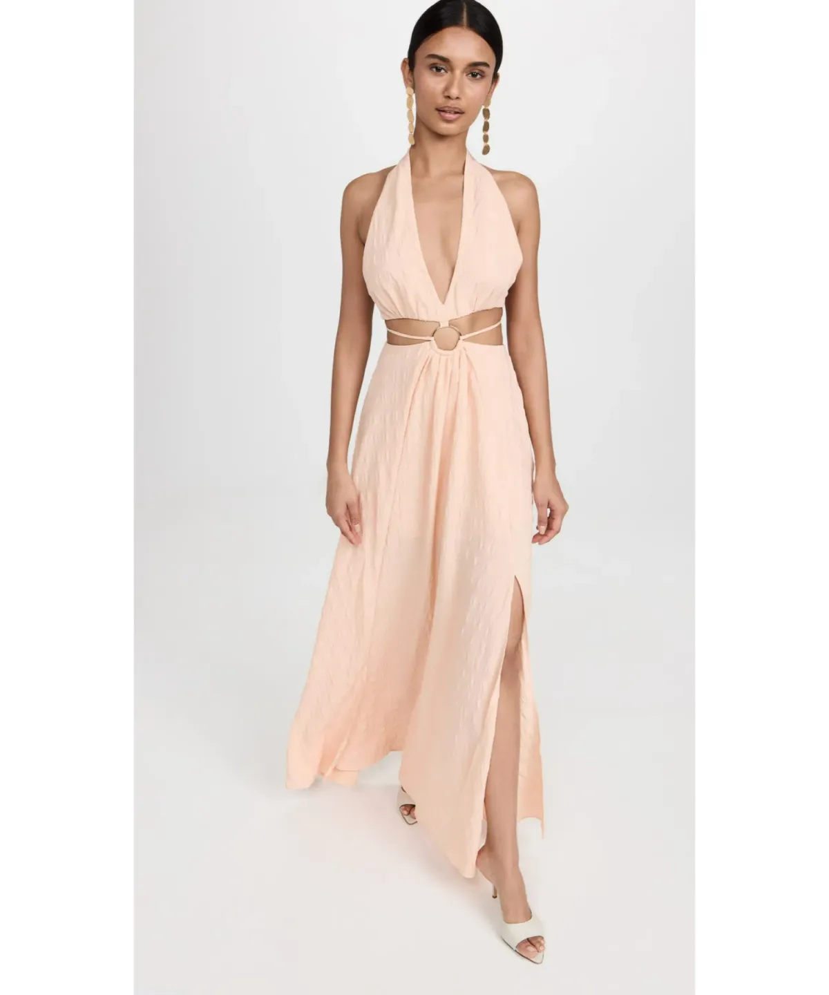 Significant Other Ava Maxi Dress Peach Size AU 10 for rent on The Volte - main image