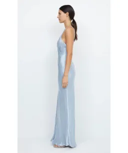 Bec & Bridge Moon Dance Maxi V Dress Dusty Blue Size AU 10 for rent on The Volte - image 2