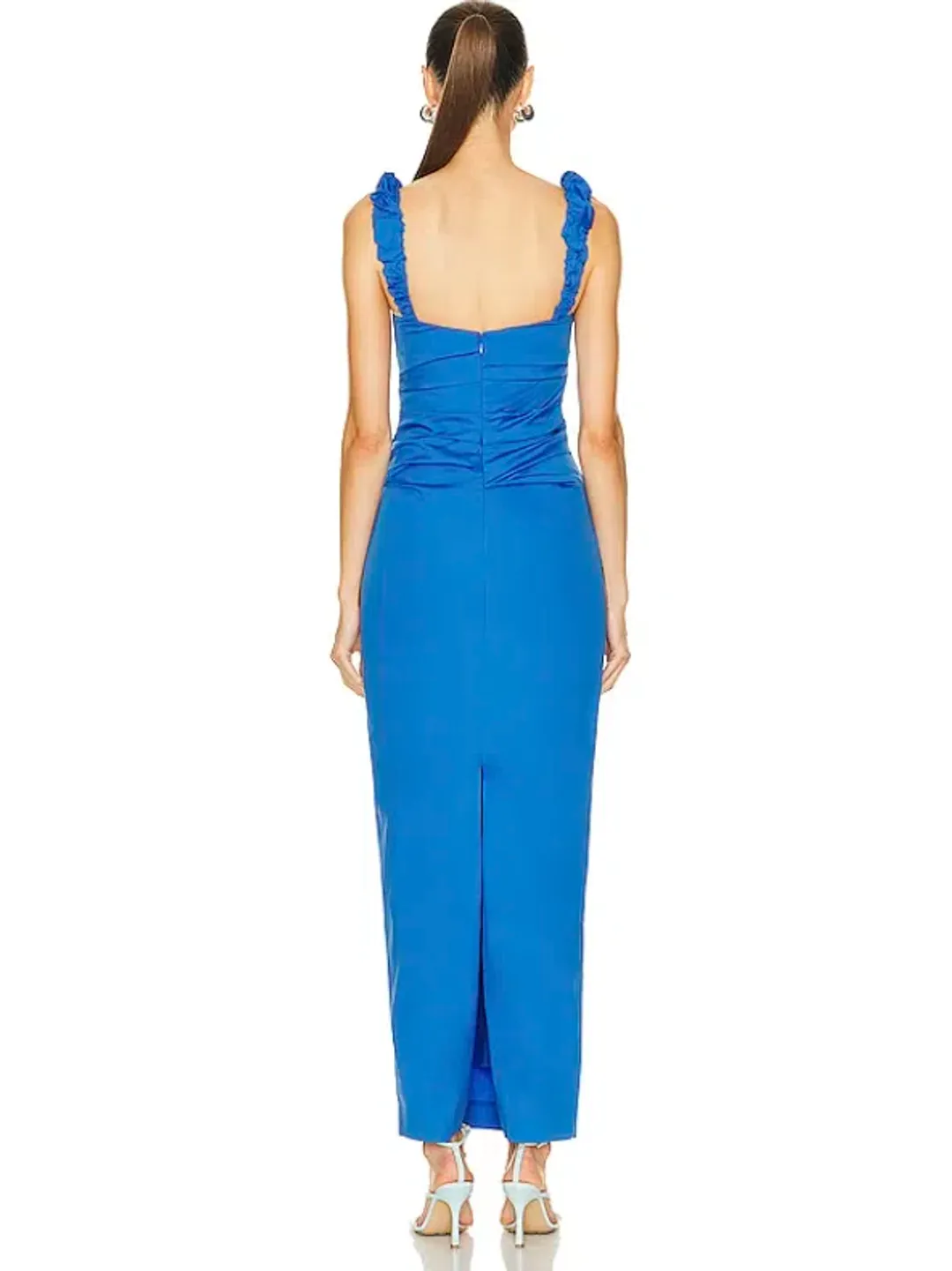 Sir the Label Azul Balconette Dress Blue Size 1 / AU 8 for rent on The Volte - main image