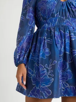 Sheike Tokyo Floral Mini Dress Blue Size 16 for rent on The Volte - image 3