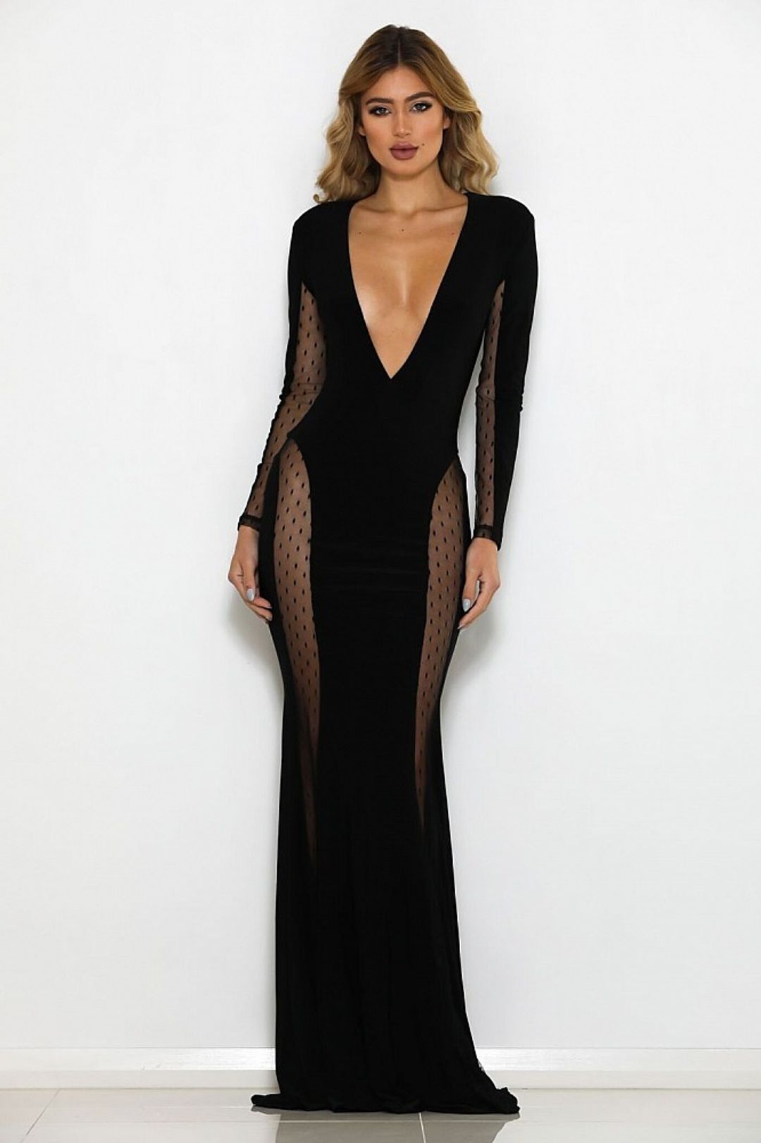 Abyss by Abby Penelope Gown Black Size 6 for rent on The Volte - main image