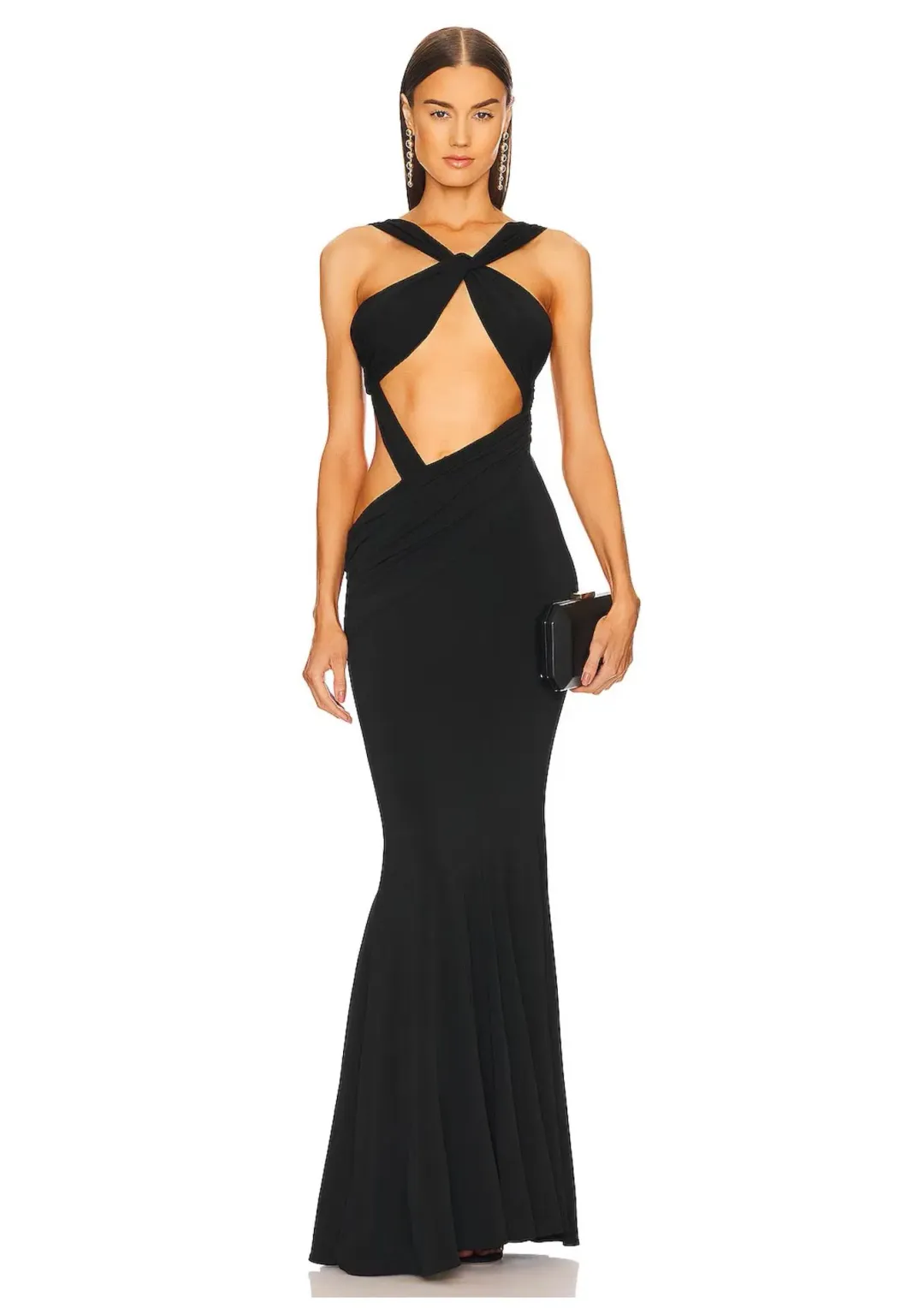 Retrofete Fletcher Maxi Dress Black Size XS / AU 6 for rent on The Volte - main image