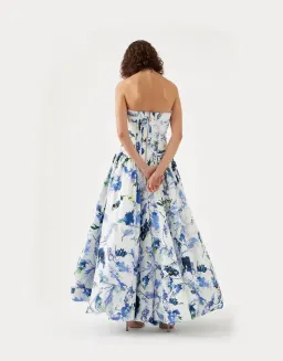 Aje Violette Bubble Hem Maxi Dress Floral 8  for rent on The Volte - image 4