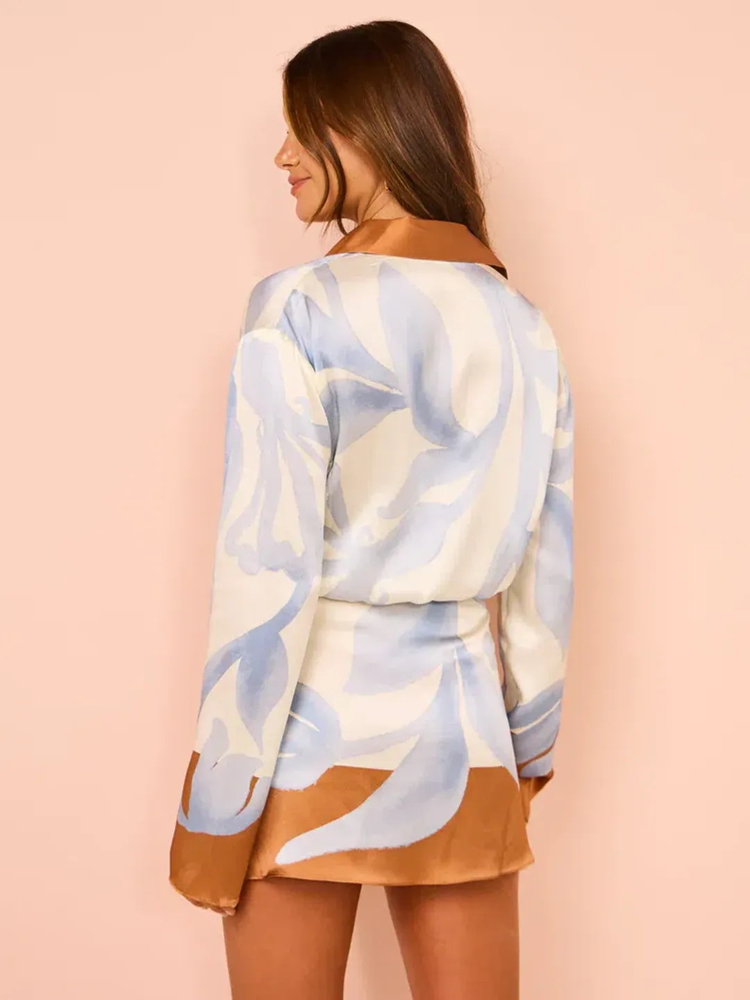 Sir the Label Sorrento Shirt Dress Print Size AU 12 for rent on The Volte - main image