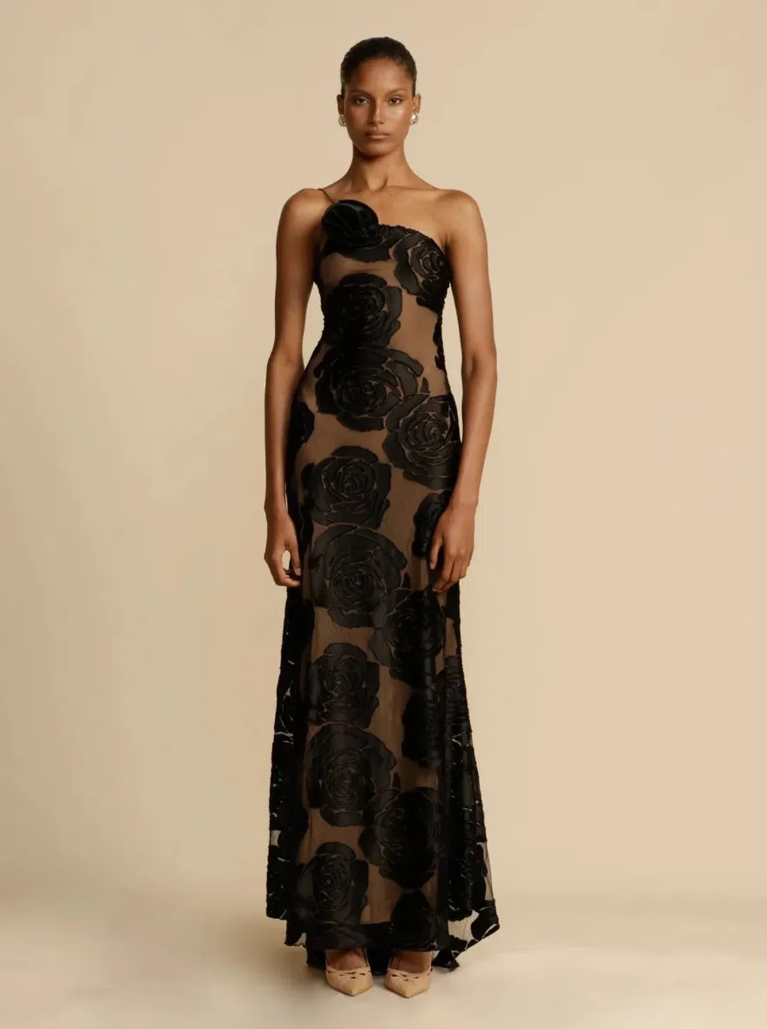 Arcina Ori Marcella Dress Black Size 6  for rent on The Volte - main image