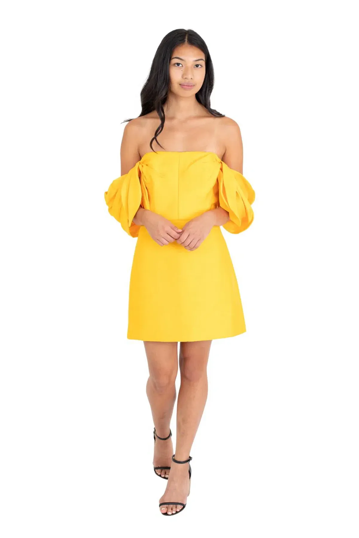 Acler Selkin Dress Citrus Size 10 for rent on The Volte - main image