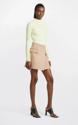 Dion Lee Frame Mini Skirt in Camel Size 6 for rent on The Volte - image 1