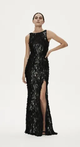 Rachel Gilbert Opus Gown Black Size 0 / AU 6 for rent on The Volte - image 1