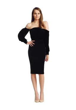 MISHA Adia Dress Black Size 6/XS for rent on The Volte - image 1