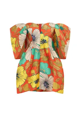 Alemais Piato Sculpt Mini Dress Floral Size 10 for rent on The Volte - image 8