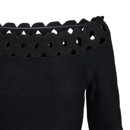 Emporio Armani  Madonna Cutout A Line Dress Black Size IT 40 / AU 12 for rent on The Volte - image 9