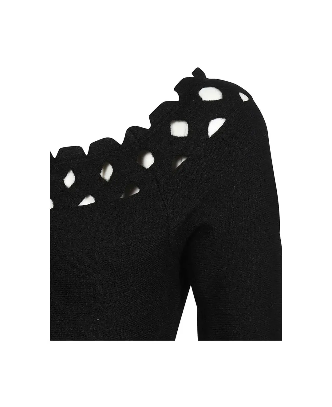 Emporio Armani  Madonna Cutout A Line Dress Black Size IT 40 / AU 12 for rent on The Volte - main image