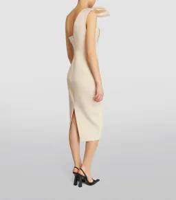 Rachel Gilbert Miche Midi Dress Beige Size 0 / AU 6 for rent on The Volte - image 2