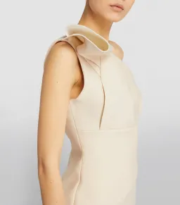 Rachel Gilbert Miche Midi Dress Beige Size 0 / AU 6 for rent on The Volte - image 4