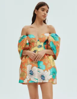 Alemais Piato Sculpt Mini Dress Multi Size 10 for rent on The Volte - image 2