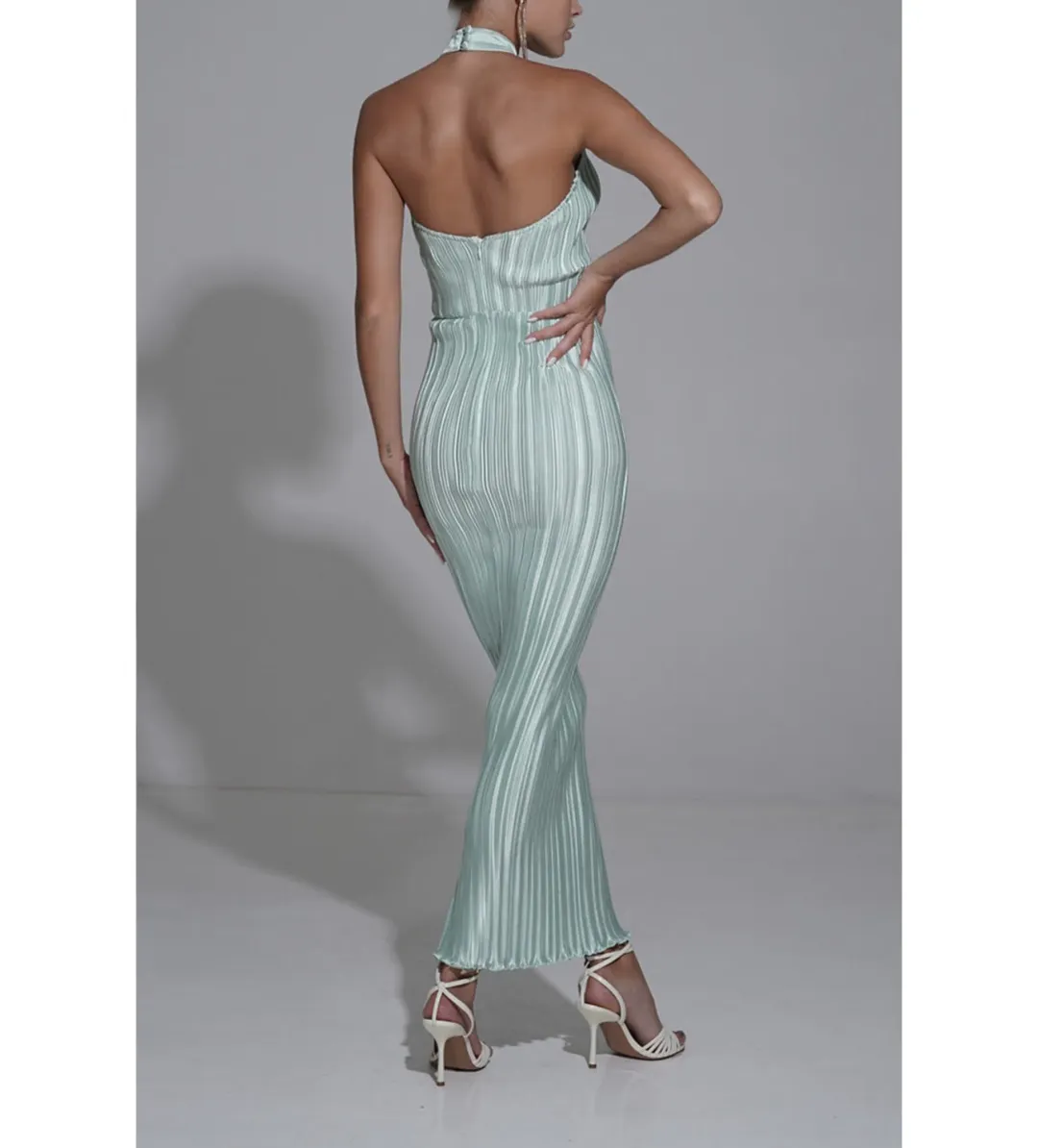 L'Idee Ceremonie Dress Seafoam Size 6  for rent on The Volte - main image