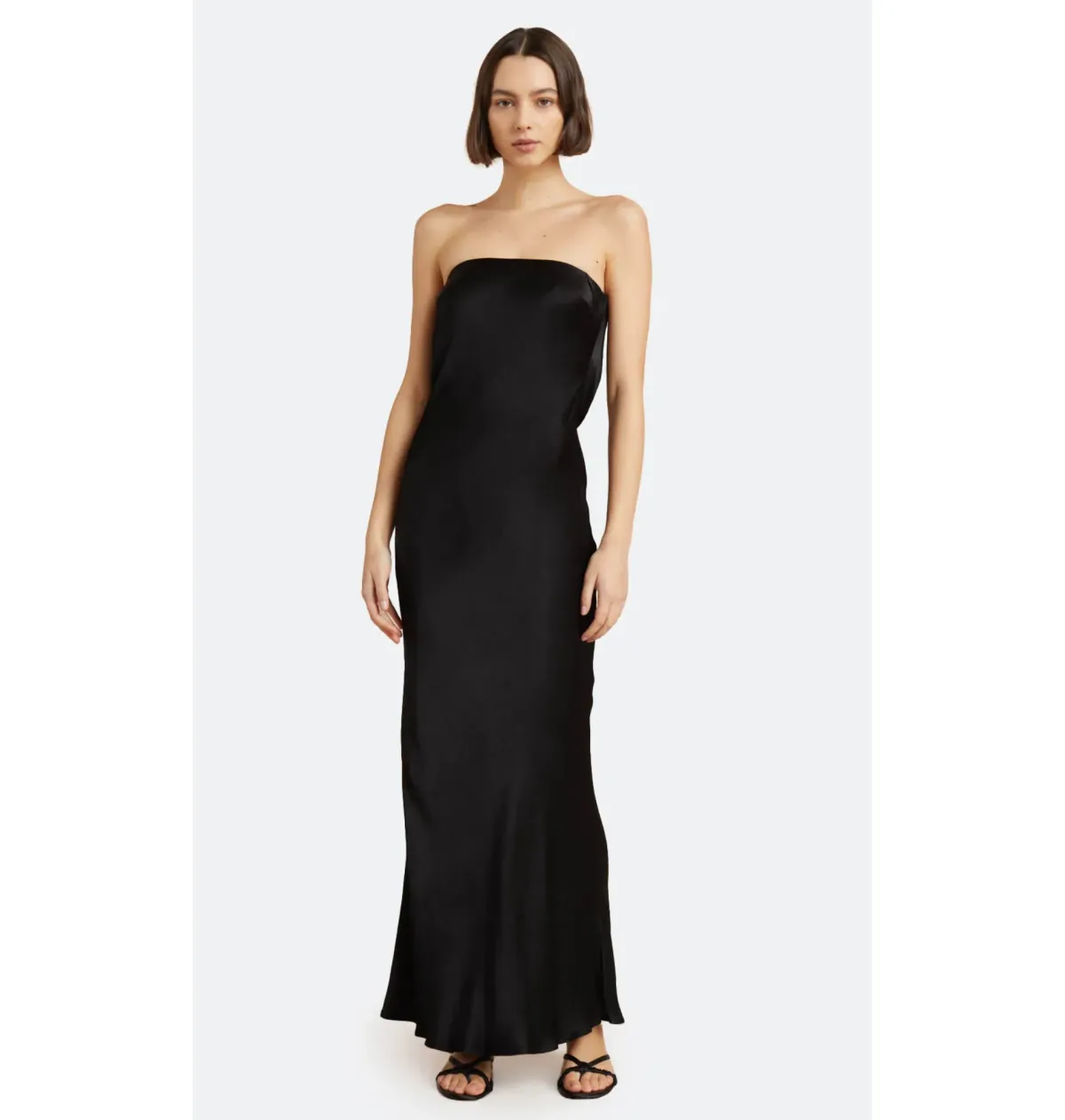 Bec & Bridge Moon Dance Strapless Dress in Black Size AU 6 for rent on The Volte - main image