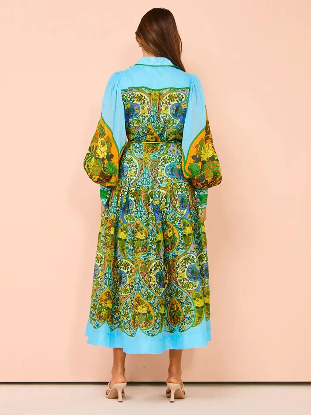Alemais Sofie Shirtdress In Multi Size AU 12 for rent on The Volte - main image