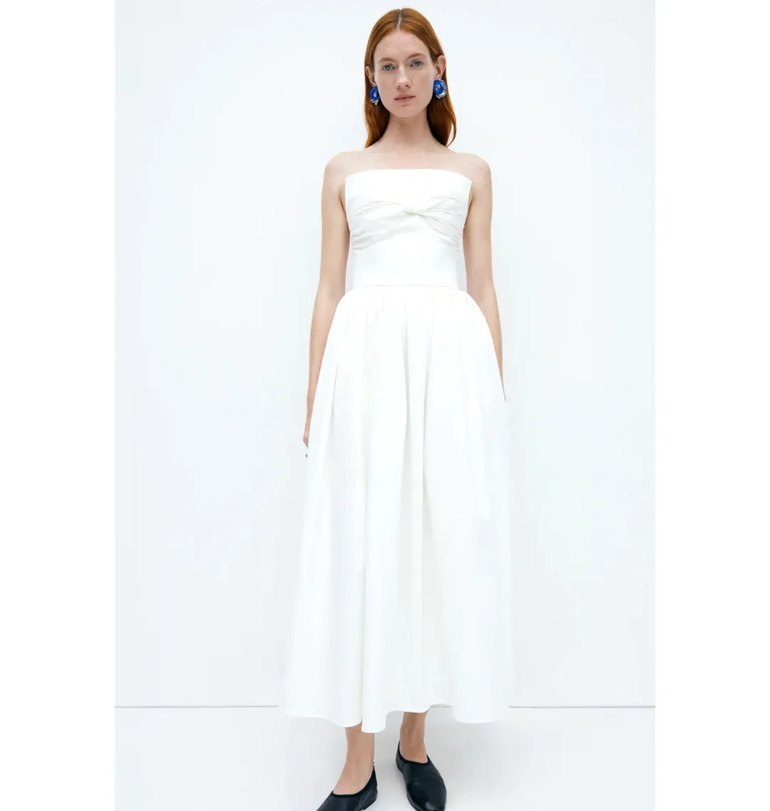 Tove Juliet Dress Ivory Size AU 8 for rent on The Volte - main image