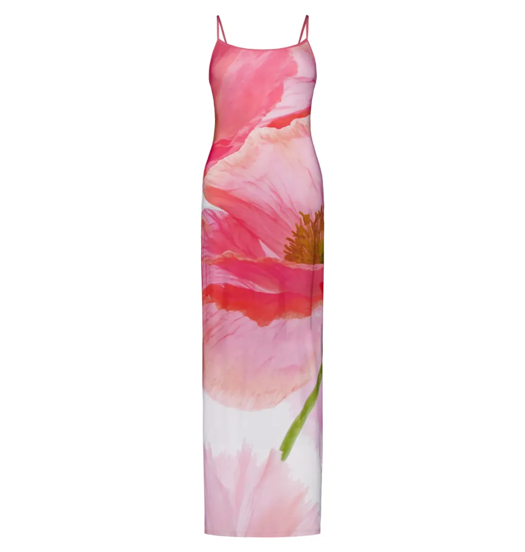 With Harper Lu Slip Dress Pink Safari Size AU 10 for rent on The Volte - main image