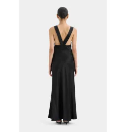 Sir The Label Aries Cut Out Gown In Black Size 1 / AU 8 for rent on The Volte - image 4