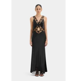 Sir The Label Aries Cut Out Gown In Black Size 1 / AU 8 for rent on The Volte - image 1