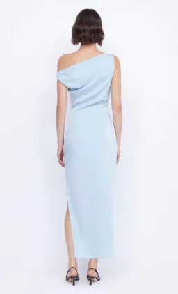Bec & Bridge Rochelle Asym Midi Dress Dolphin Blue Size 8 for rent on The Volte - image 3