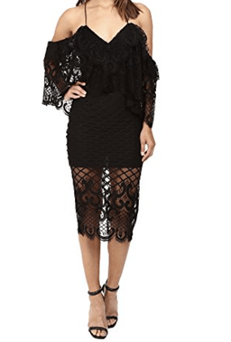 Alice Mcall Black dress for rent on The Volte - image 2