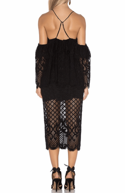 Alice Mcall Black dress for rent on The Volte - image 3