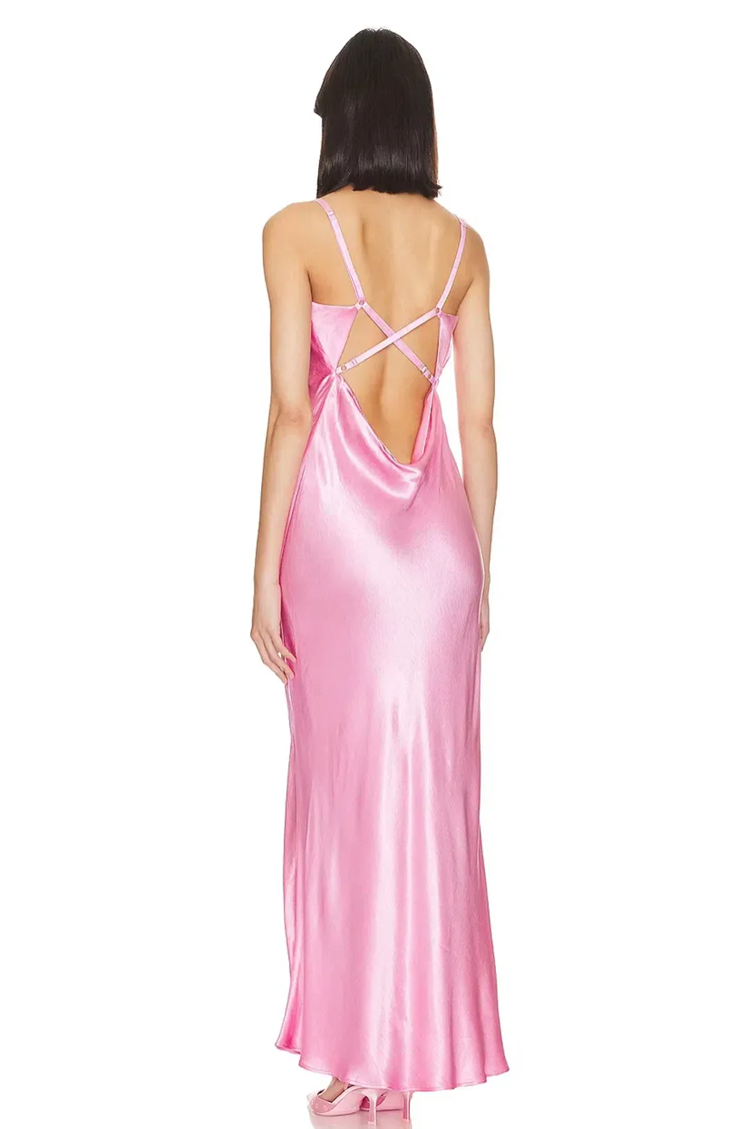 Bec & Bridge Mali Maxi Dress Pink Size 6 for rent on The Volte - main image