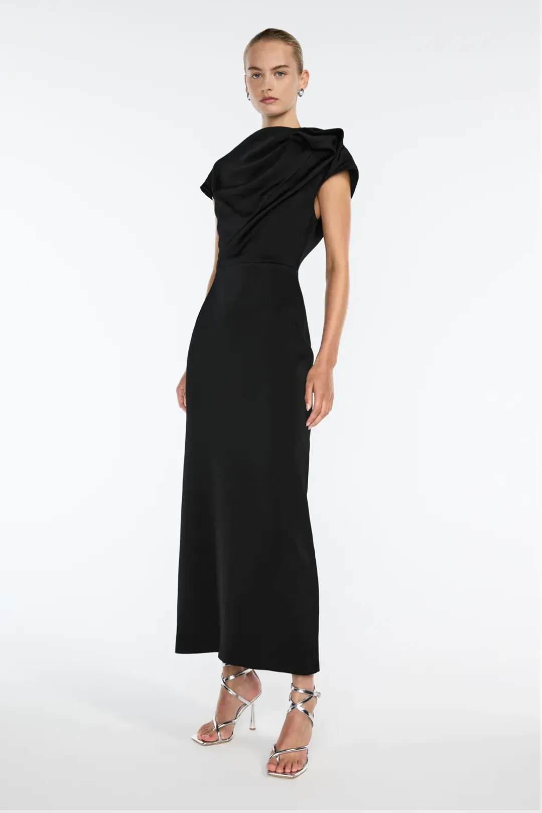 Manning Cartell Grand Illusions Gown Black Size 14 for rent on The Volte - main image