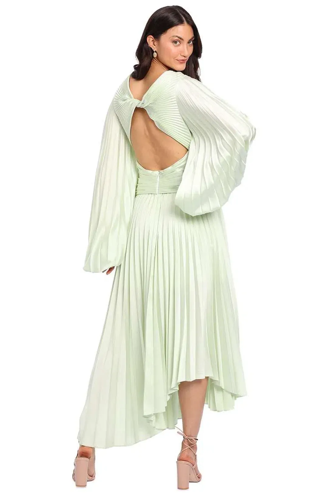 Acler Palms Dress in Cool Mint Size 10 for rent on The Volte - main image