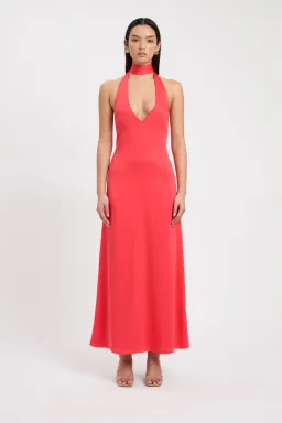 Kookai Milan Maxi Dress in Strawberry Size 34/ AU 6 for rent on The Volte - image 1