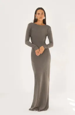 Arcina Ori Jen Dress Grey Size 8 for rent on The Volte - image 3