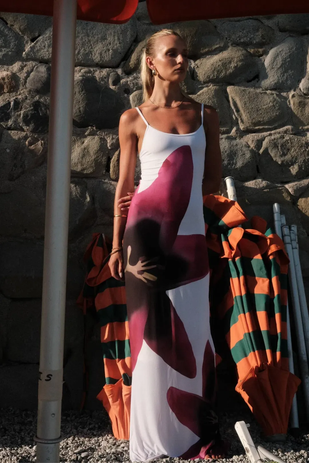 Harper Lu Pearl Lily Floral Slip Dress Floral Size S/ AU 8 for rent on The Volte - main image