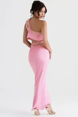 House of CB Lorena Top & Mathilda Lace Trim Set Pink S/Au 8  for rent on The Volte - image 2