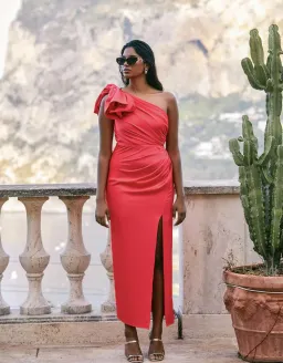 Sheike Glamour Maxi Dress Red Size 16 for rent on The Volte - image 4