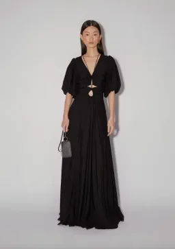 Magali Pascal The Pallida Maxi Dress Black Size 12  for rent on The Volte - image 1