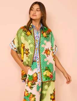 Alemais   Lemonis Silk Shirt (Size 6) & pants (Size 8) for rent on The Volte - image 5