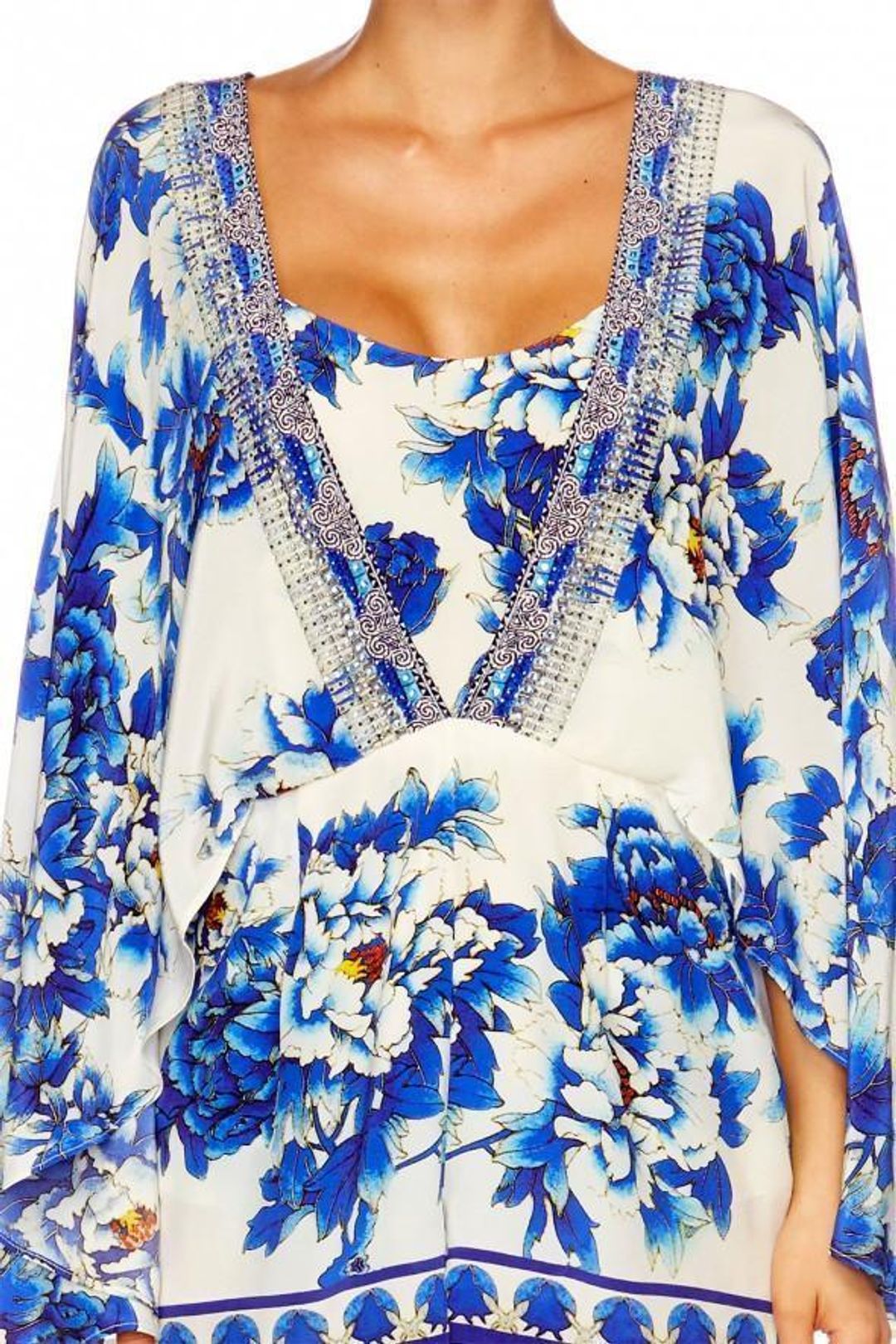 Camilla Ring Of Roses Playsuit for rent on The Volte - main image