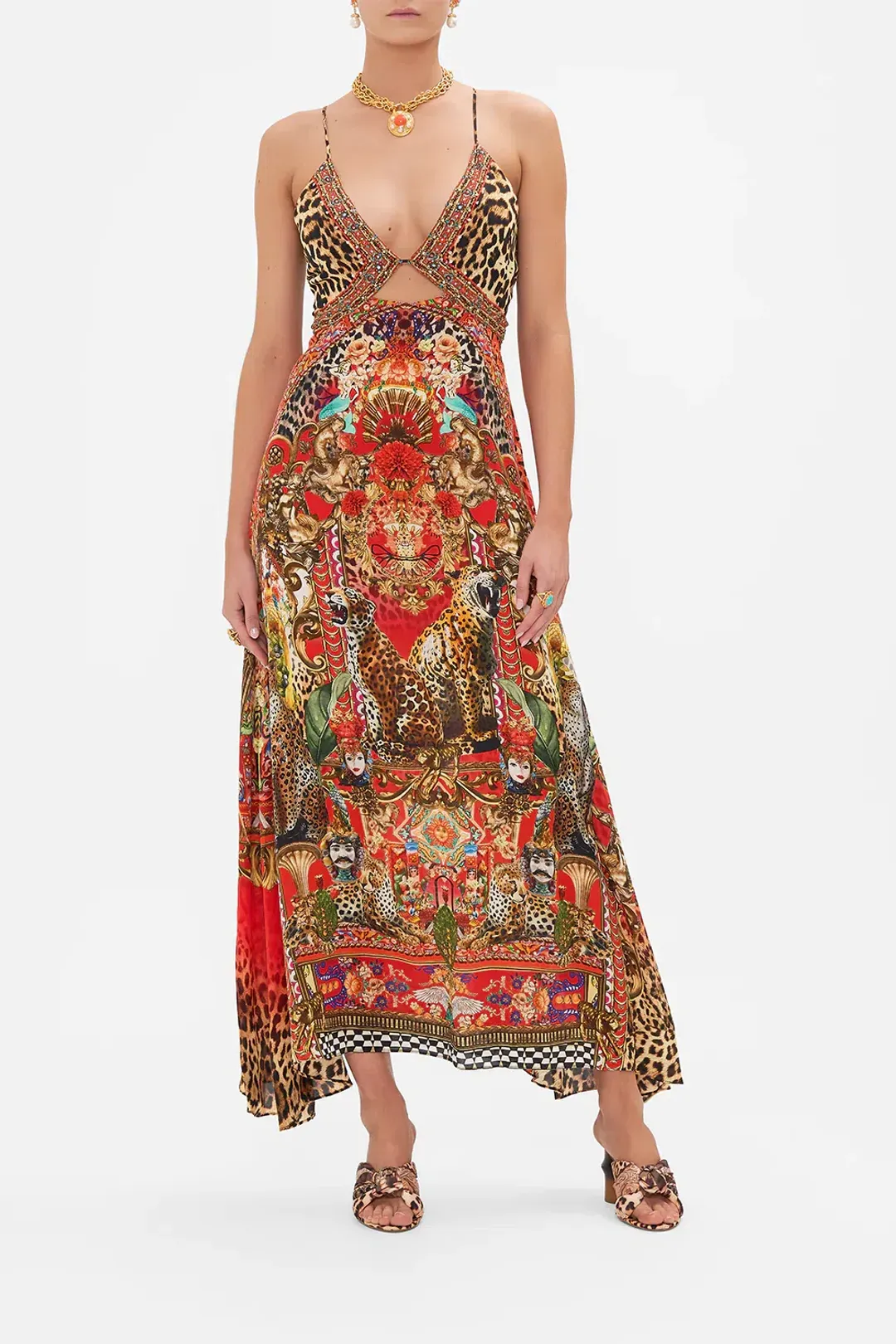 Camilla From Generation To Generation Strappy Dress With Cut Out Size M / AU 12 for rent on The Volte - main image