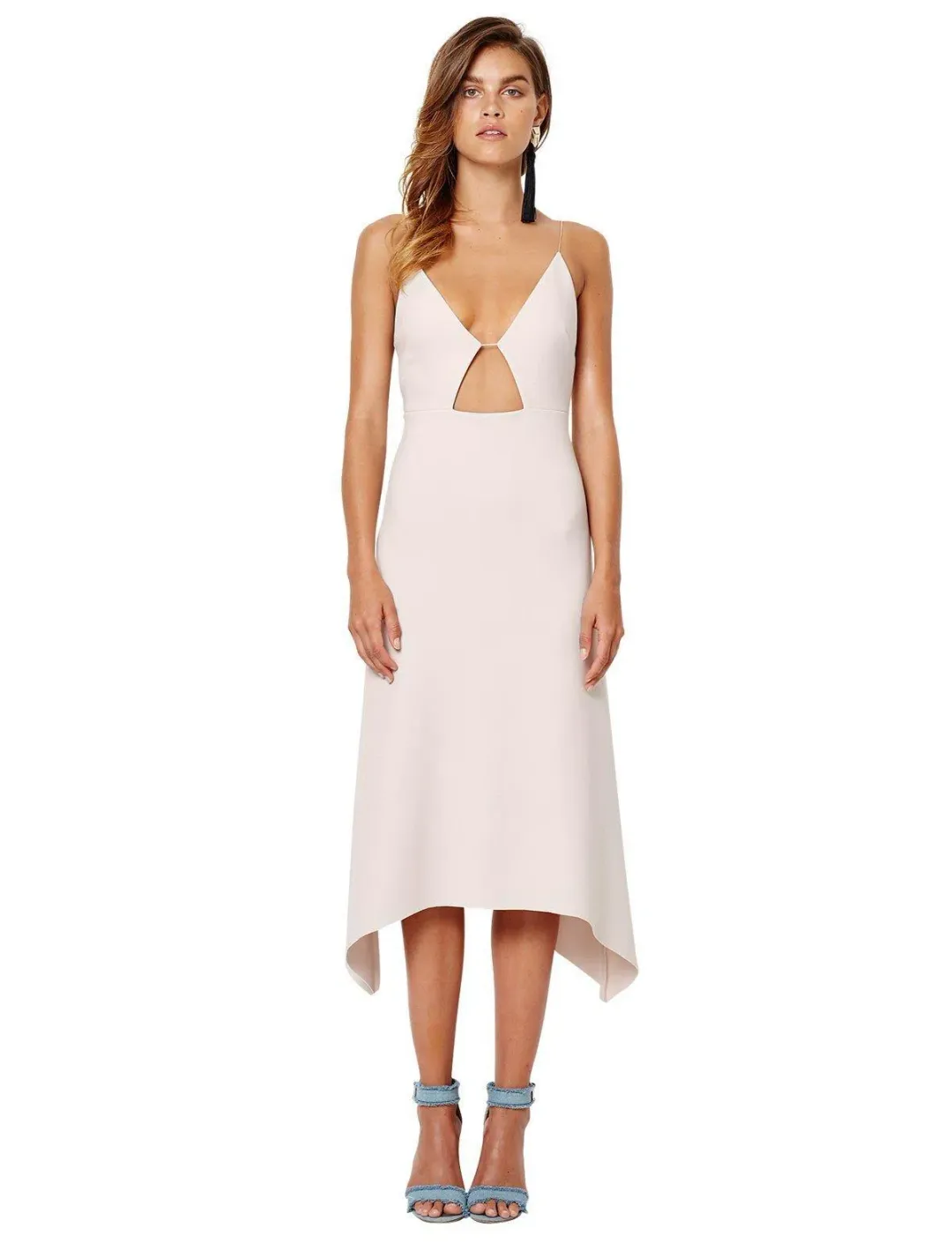 Bec and Bridge Lady Allure Cut-Out Dress Cream Size 6 for rent on The Volte - main image