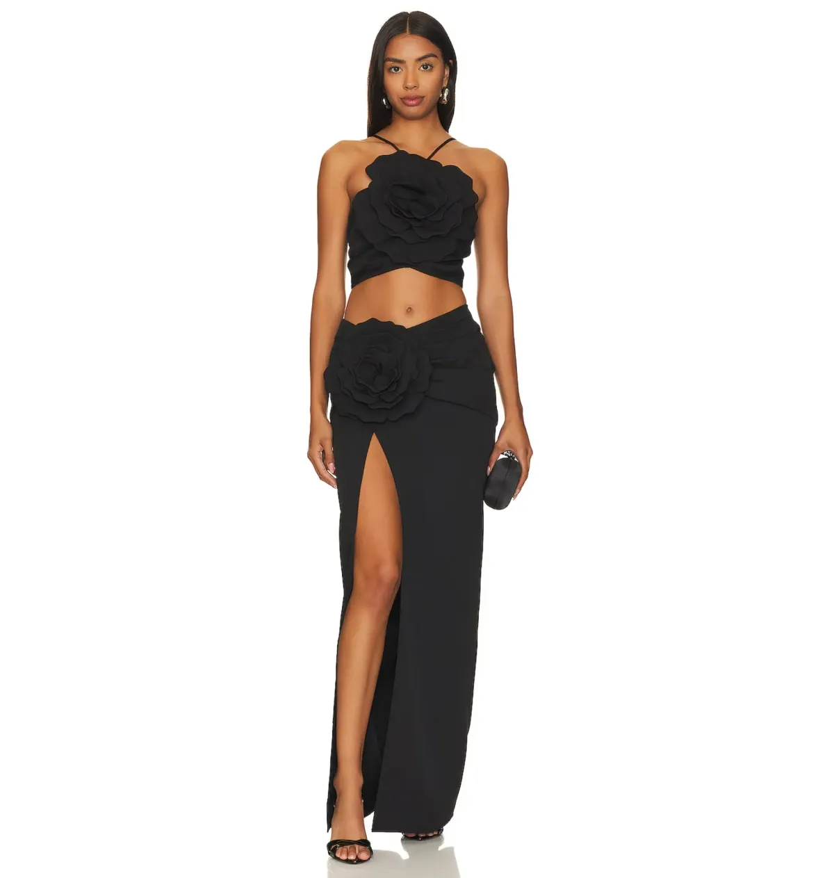 Lovers + Friends Artemis Gown in Black Size AU 6 for rent on The Volte - main image
