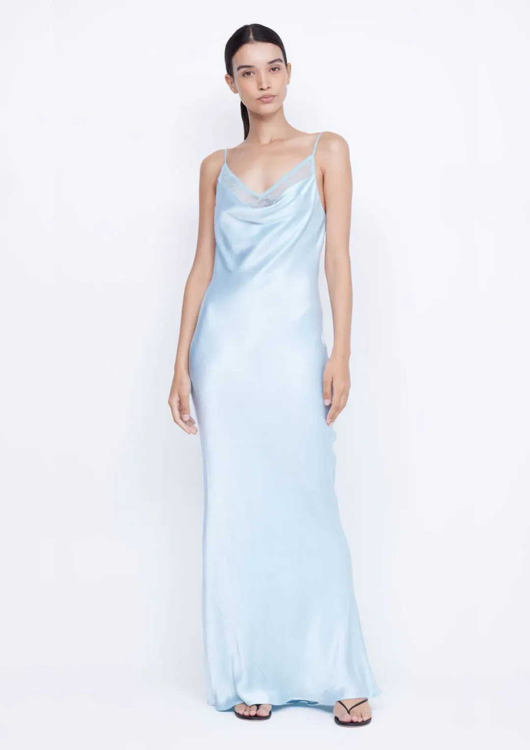 Bec & Bridge Arabella Backless Dress Dolphin Blue Size 6 for rent on The Volte - main image
