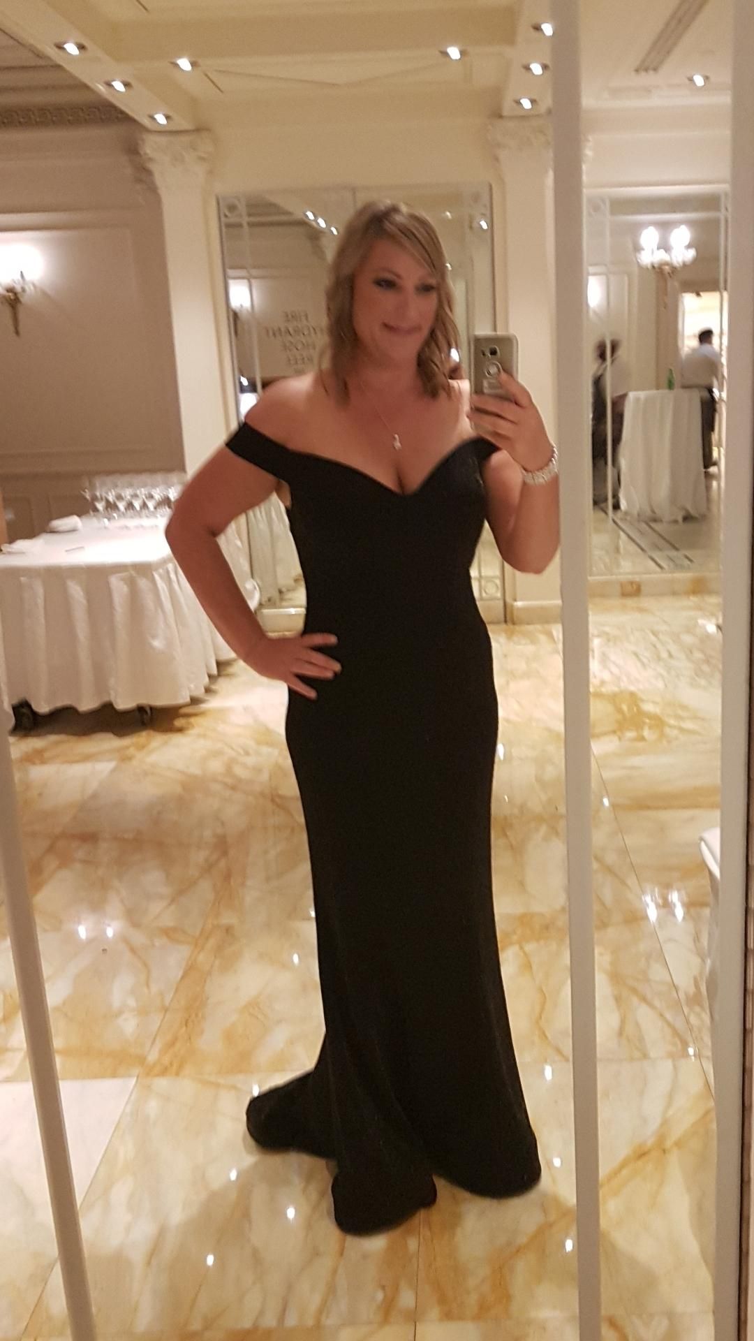 Bianca & bridgett Black ball gown size 12 for rent on The Volte - main image