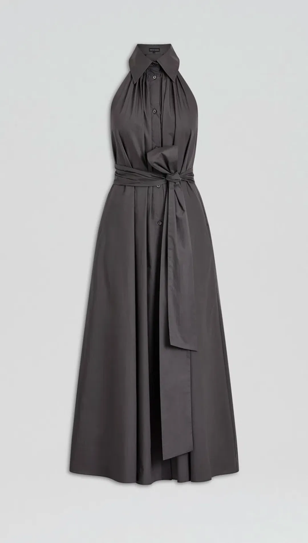 Scanlan Theodore Parachute Sleeveless Shirt Dress Espresso Size AU 8 for rent on The Volte - main image